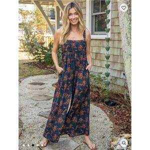 Boho chic jumpsuit with pockets